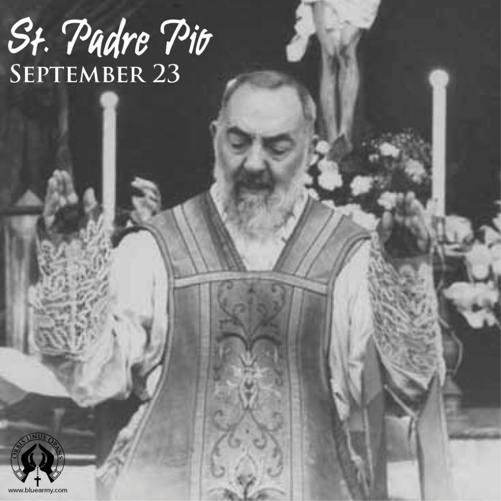 Feast of St. Padre Pio