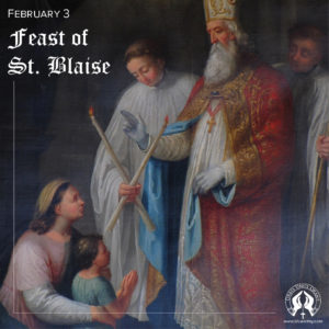 Feast of Saint Blaise Blessing of Throats